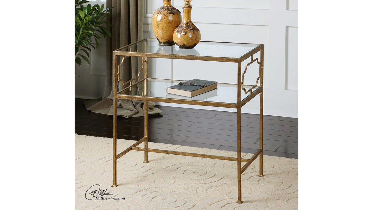 Genell - Side Table - Gold