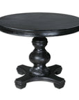 Brynmore - Wood Grain Round Table - Black