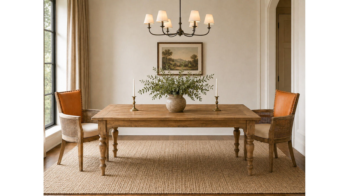 Percy - Dining Table - Light Brown