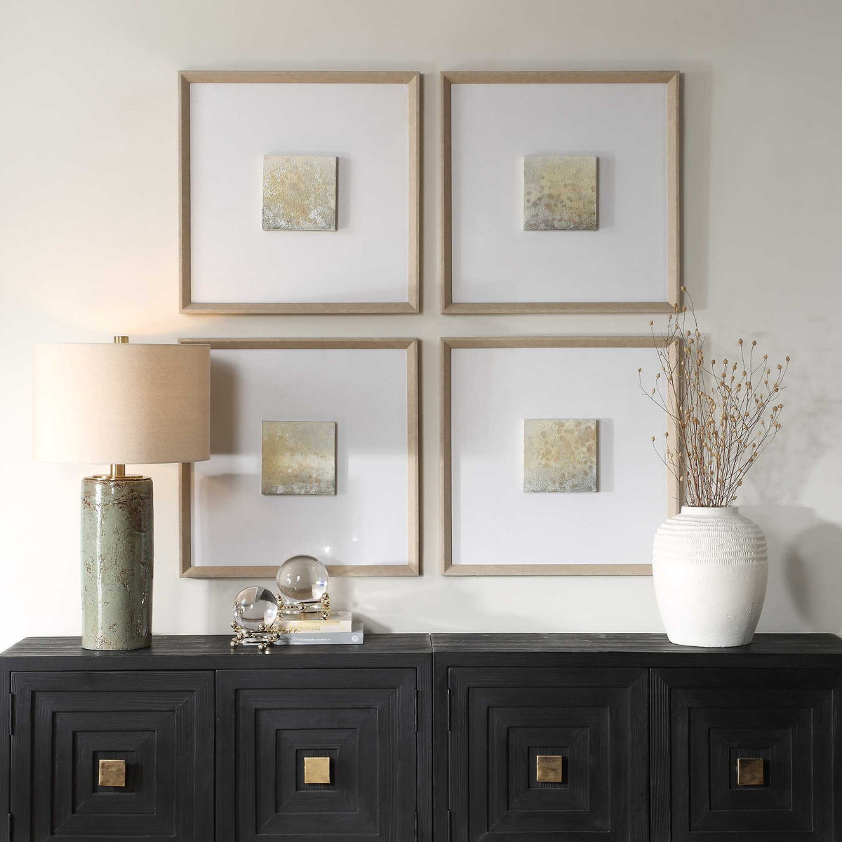 Now &amp; Then - Abstract Art (Set of 4)