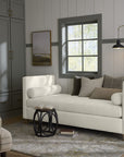 Tide & Timber - Linen Upholstery Day Bed With Twin Mattress And 4 Legs
