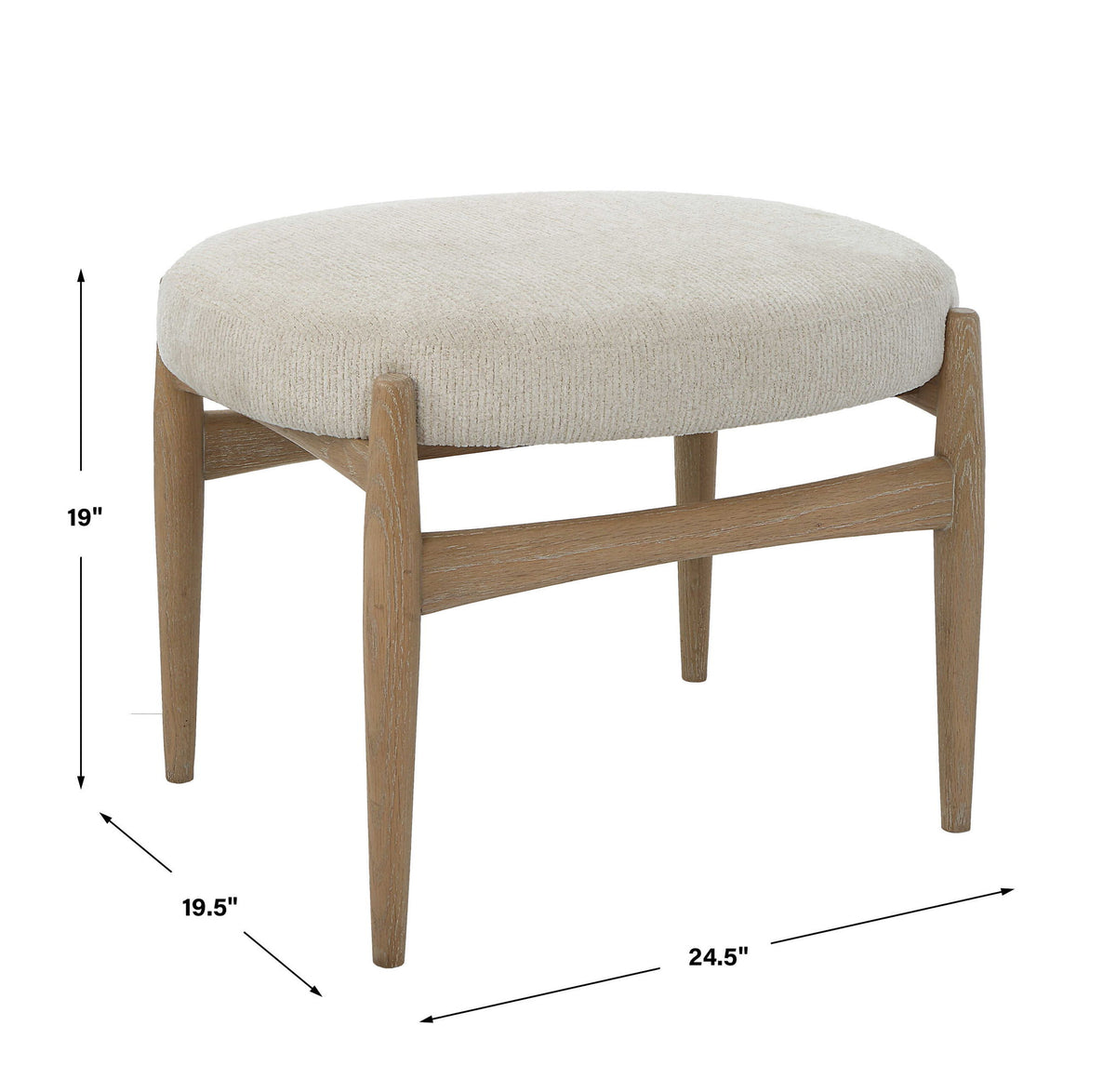 Acrobat - Off-White Small Bench
