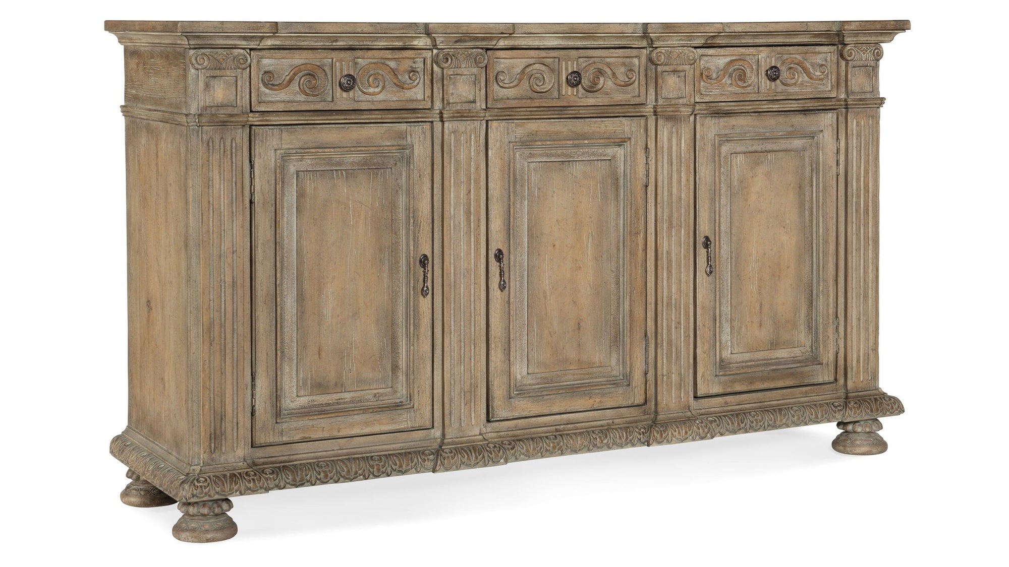Castella - 72" Credenza - Light Brown