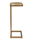 Gamora - Marble Drink Table - Gold / Green