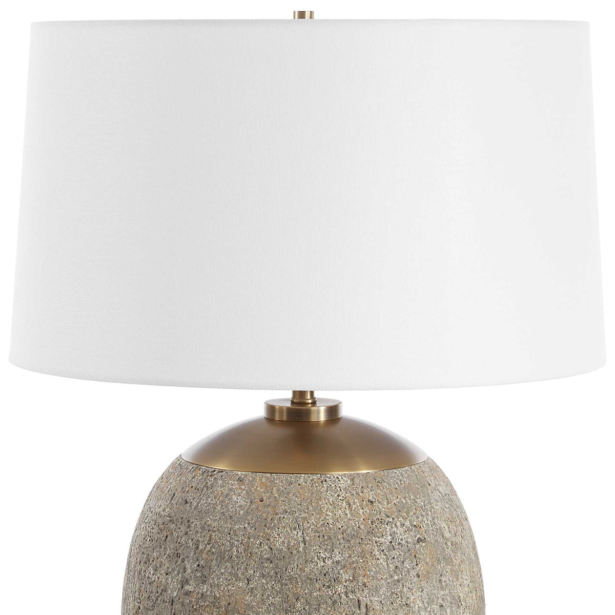Raylan - Textured Table Lamp - Gray