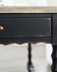 Ciao Bella - Rectangular End Table - Light Brown / Black