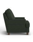 Moxy - Fabric Chair, Straight Track Arms