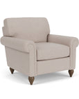 Moxy - Fabric Chair With Rolled Arms