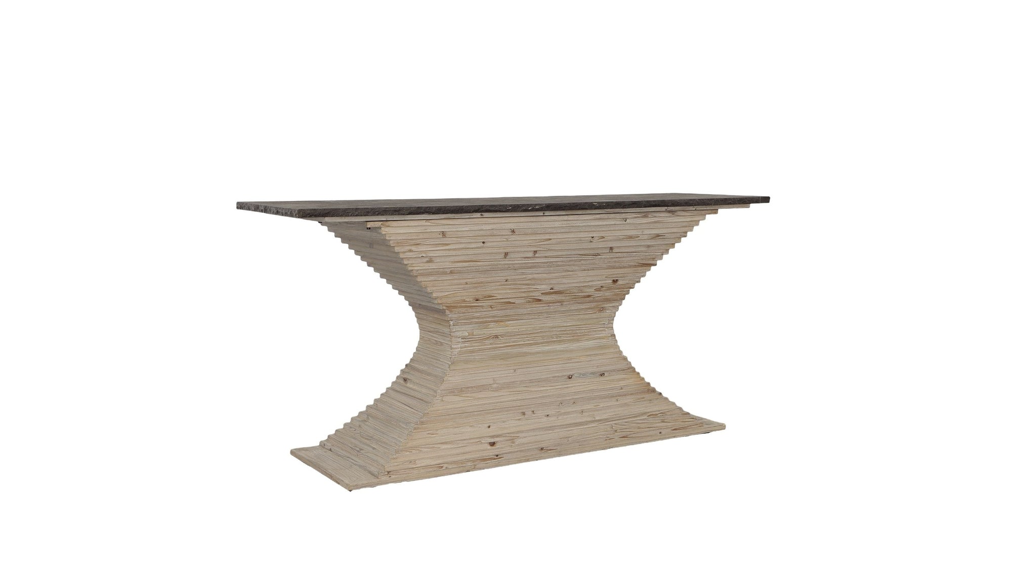 Harlan - Console - Beige / Dark Gray