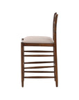 Marvin - Counter Stool - Dark Brown / Beige