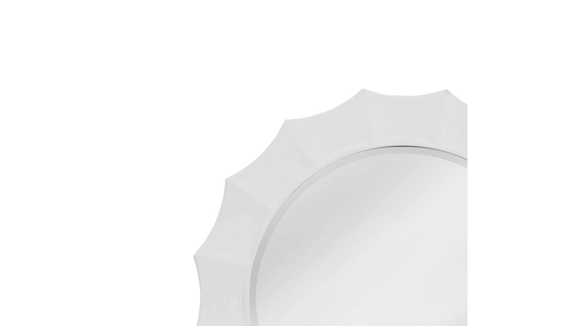 Altair - Wall Mirror - Glossy White
