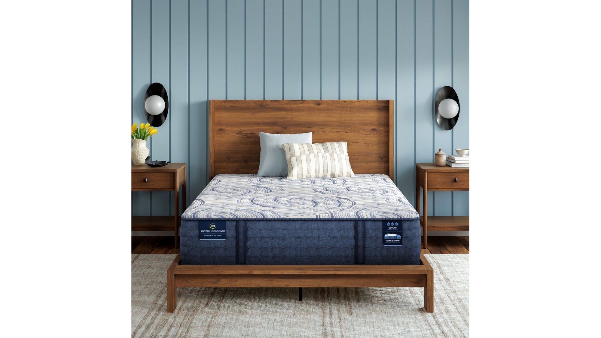 Perfect Sleeper Pro - 12.5" Hampton Latex Hybrid Extra Firm Mattress