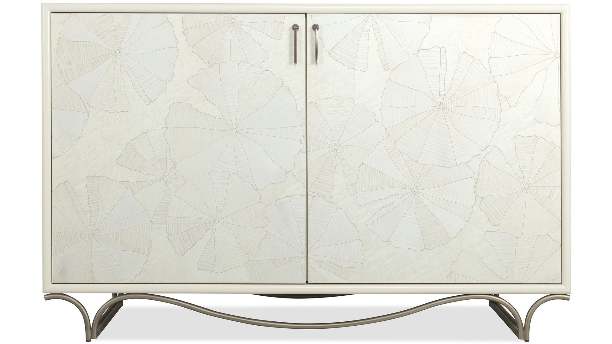 Melange - White Lotus Hall Chest - White