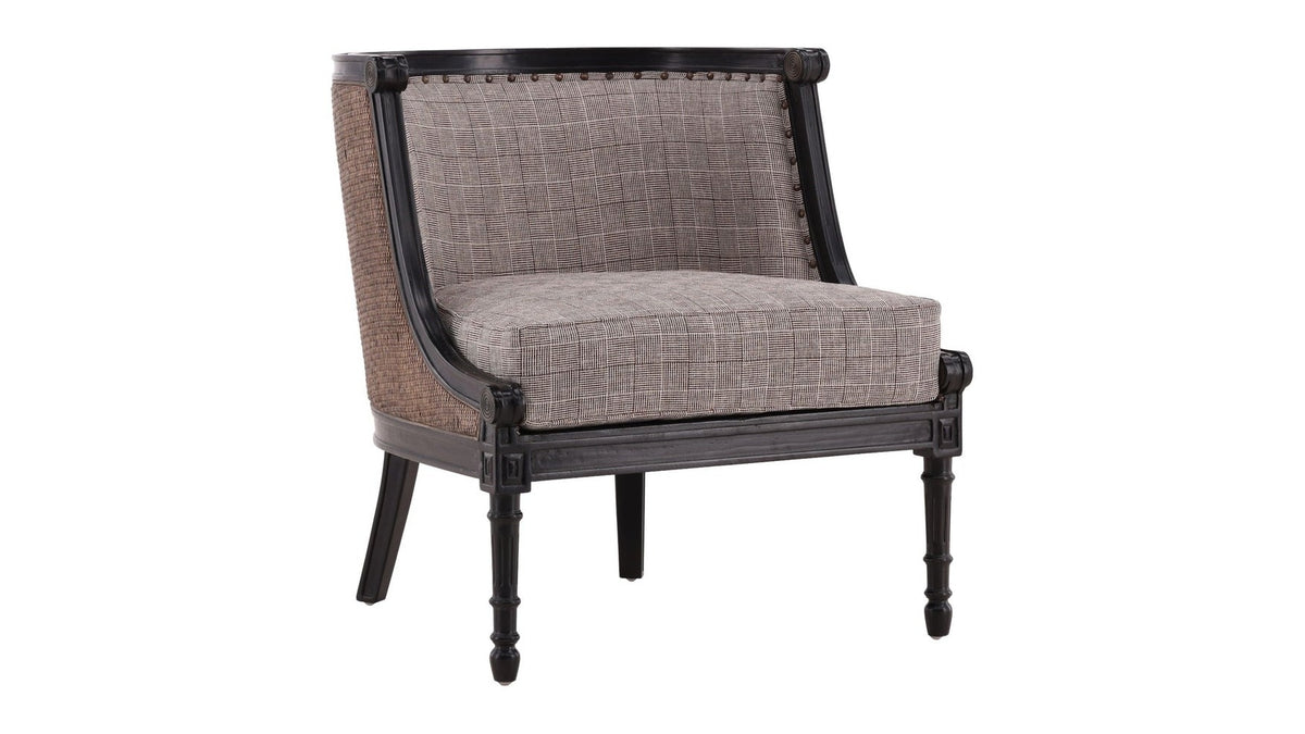 Patterson - Club Chair - Black / Gray