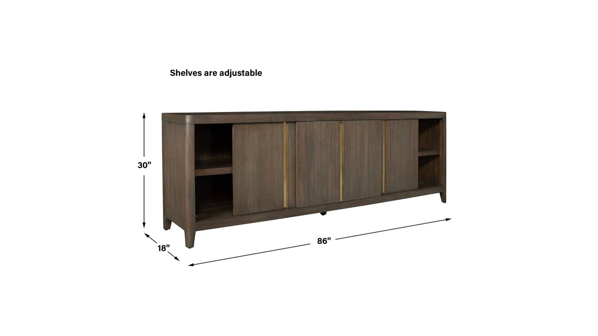 Botero - Console Cabinet - Walnut