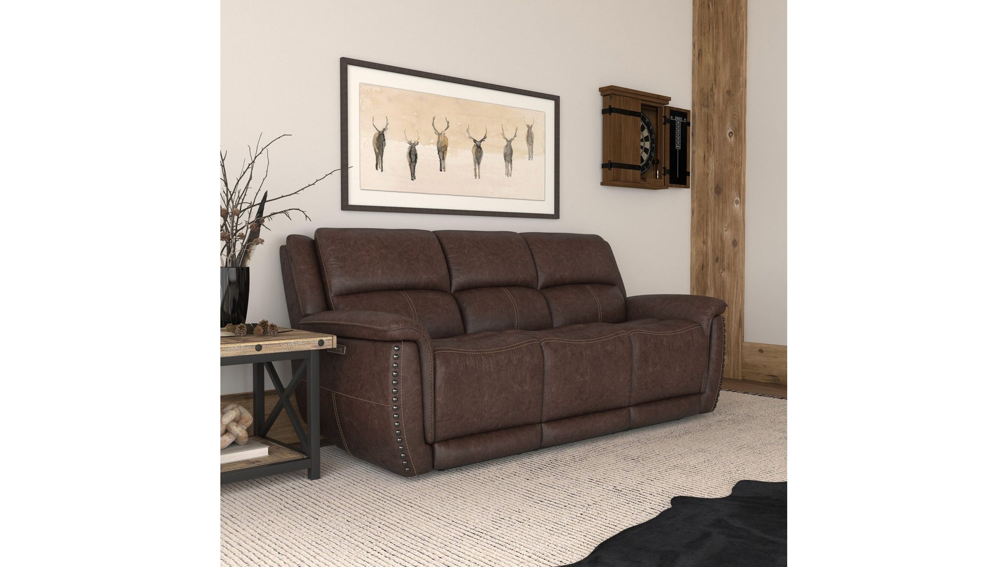 Beau - Power Reclining Sofa With Power Headrests