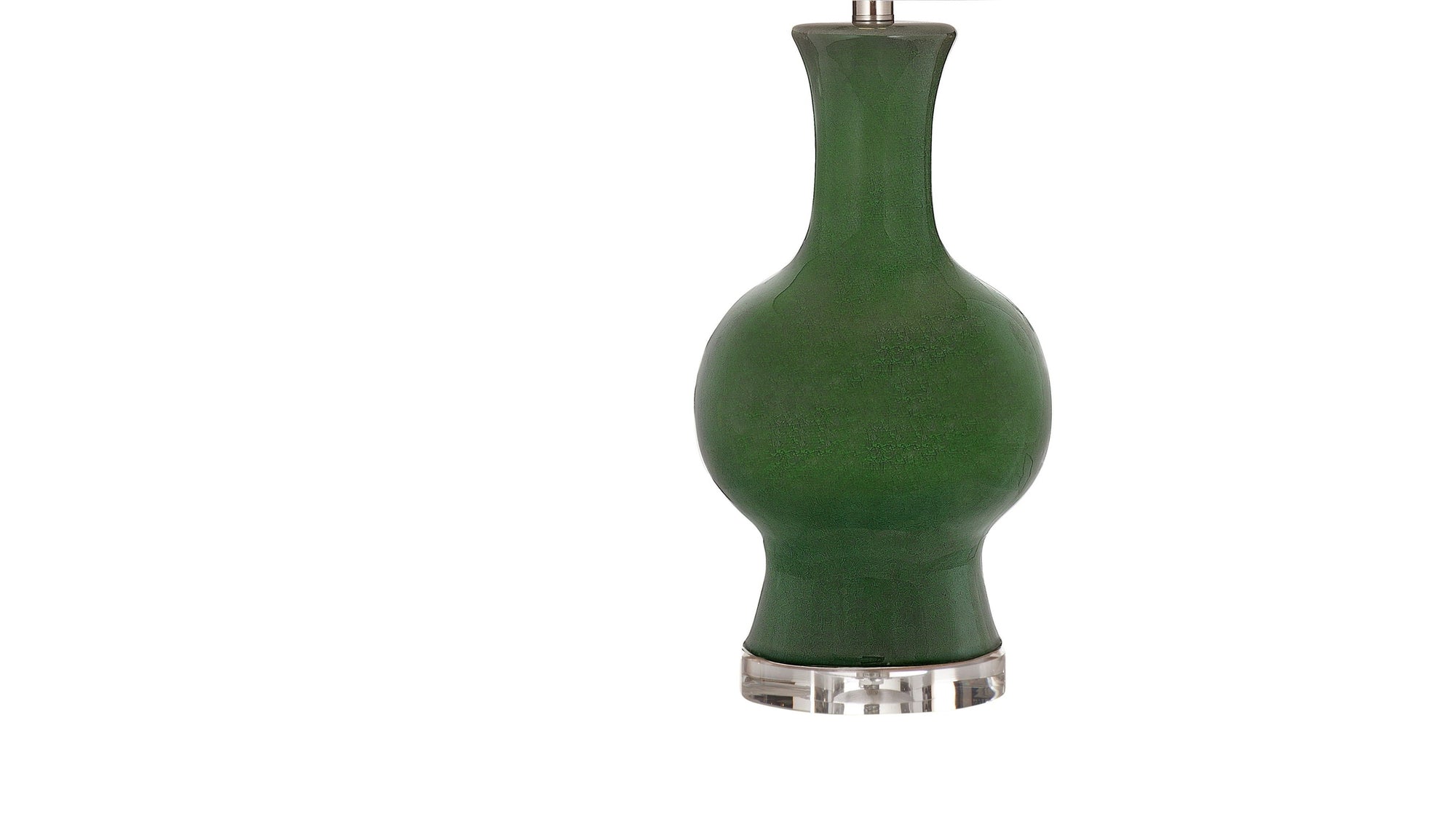 Leithen - Table Lamp - Rich Green / Clear Acrylic