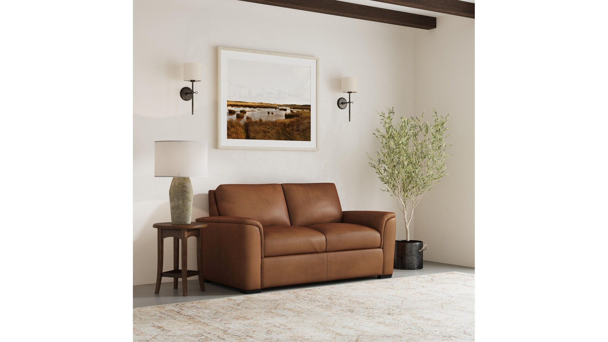 Henry - Loveseat - Caramel