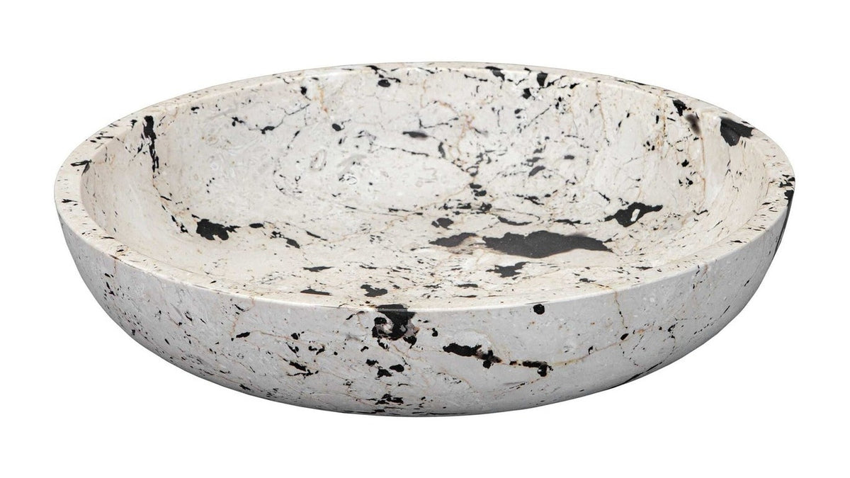 Nouveau - Limestone Bowl - White