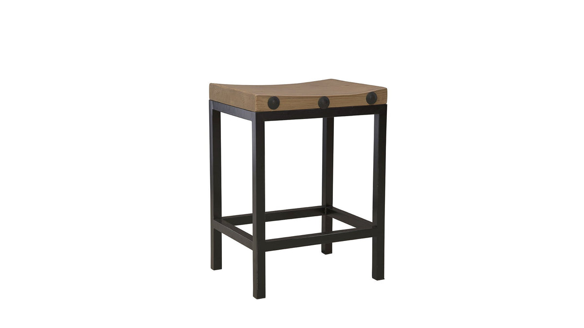 Old World - Counter Stool - Light Brown / Black