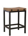 Old World - Counter Stool - Light Brown / Black