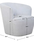 Mist - Barrel Swivel Chair