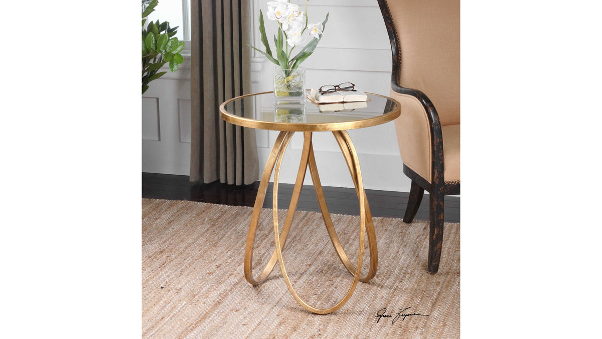 Montrez - Side Table - Gold