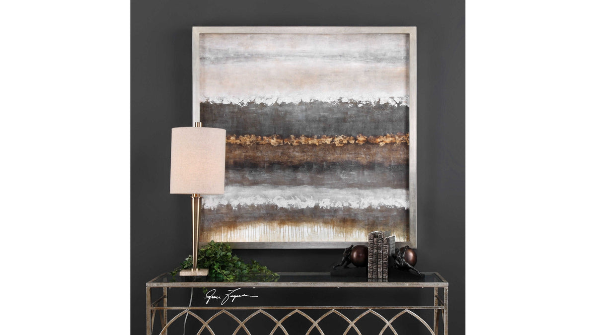 Layers - Landscape Art - Silver