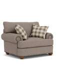 Patterson - Fabric Chair, Nailhead Trim