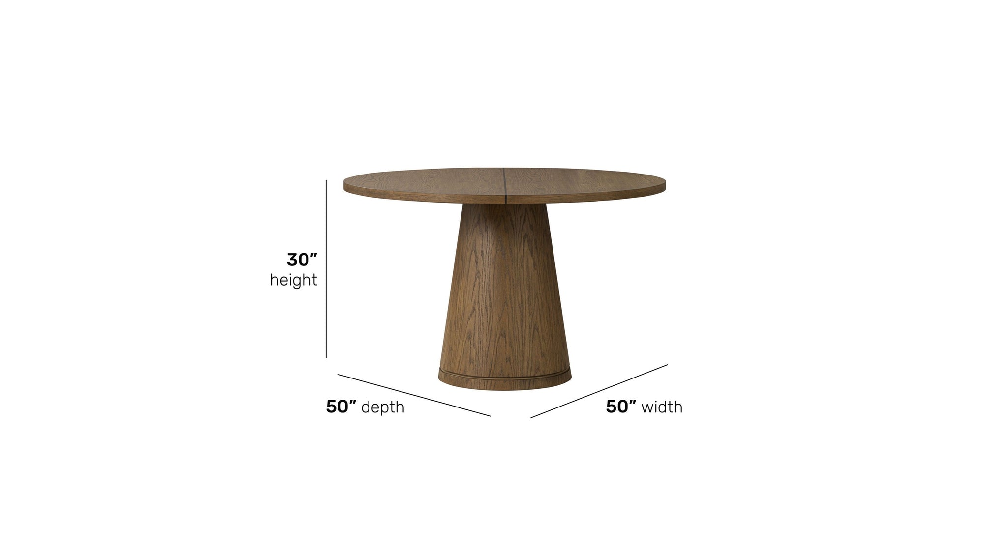 Lyra - Round Dining Table - Light Brown