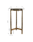 Eternity - Brass Accent Table