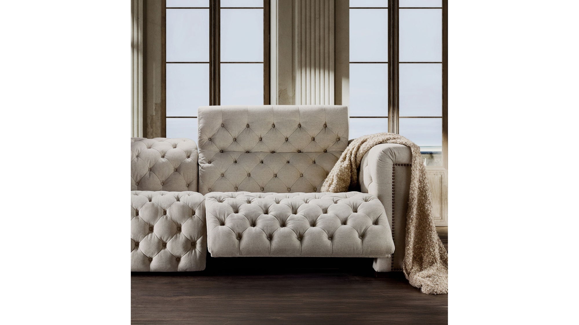 SS - Savion Deux Sofa With Power Recliners And Power Headrests