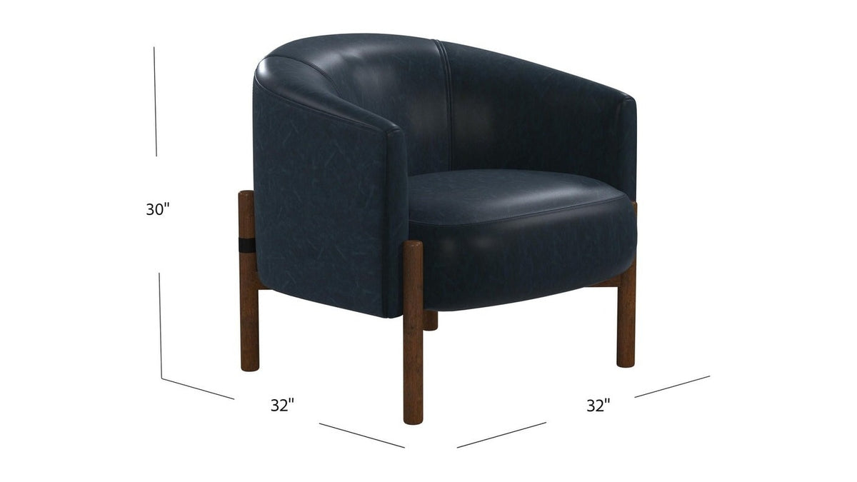 Higgins - Accent Chair - Blue