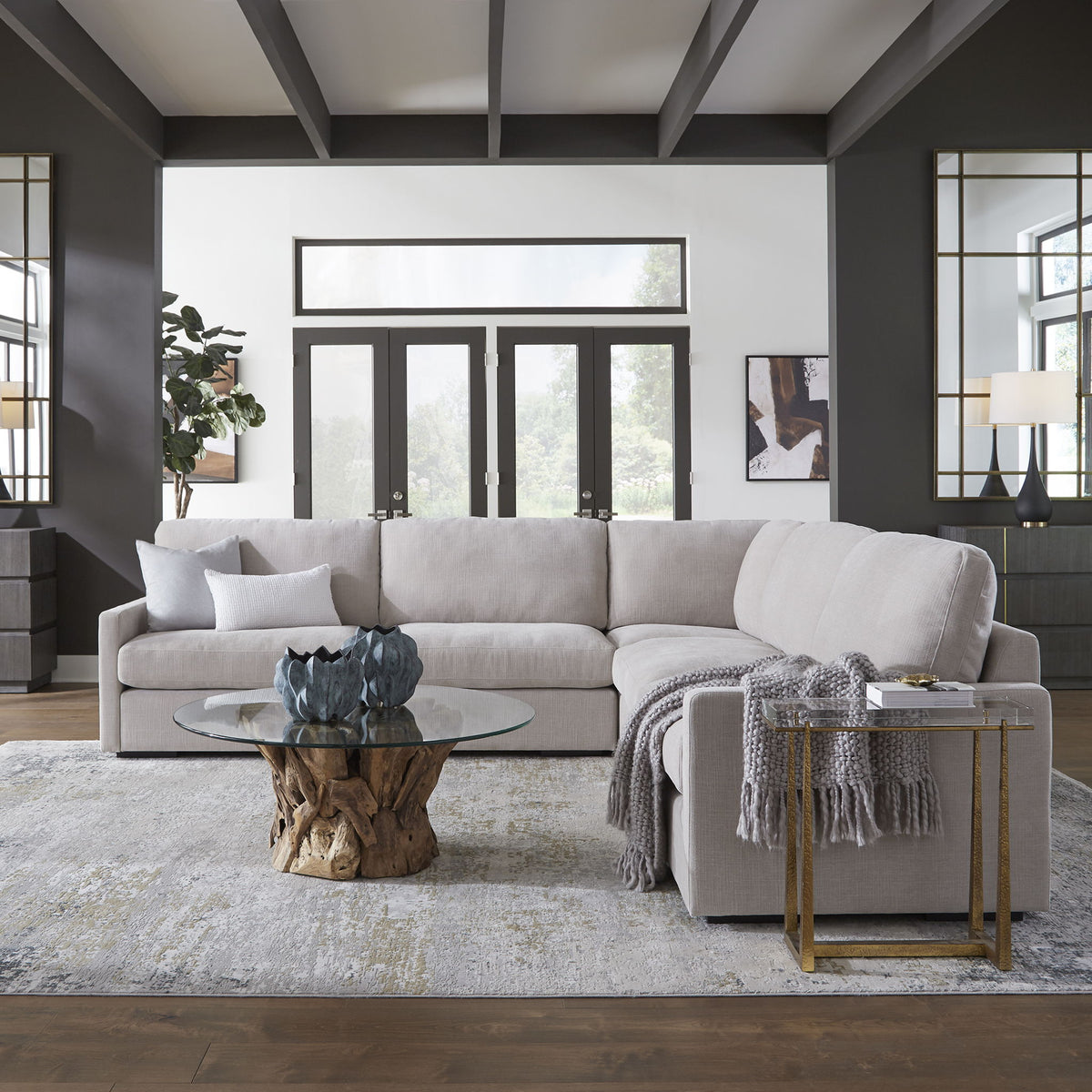 Refuge - Sand Corner Sofa