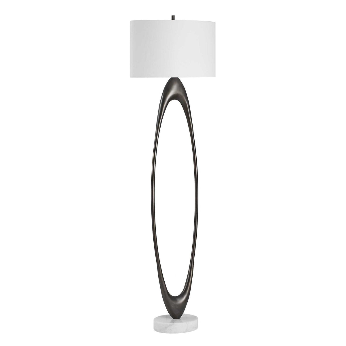 Sonic - Open Oval Floor Lamp - Bronze