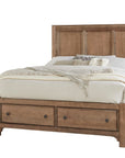 Cool Farmhouse - Panel Footboard Storage Bed
