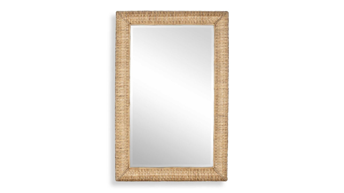 Twisted Seagrass - Large Mirror - Woodtone