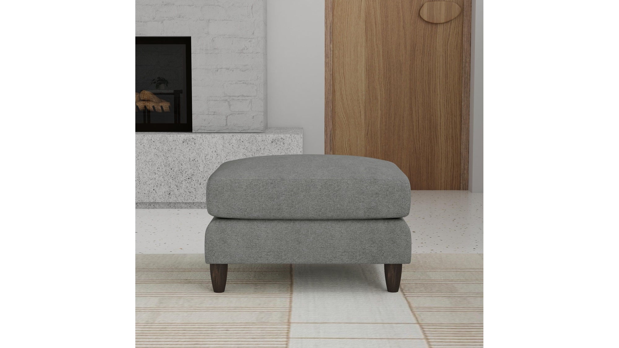 Thomas - Fabric Ottoman