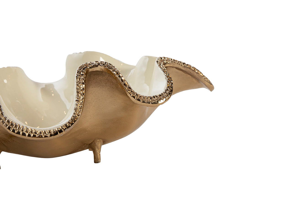 Roff - Champagne Bowl Set - Beige / Gold