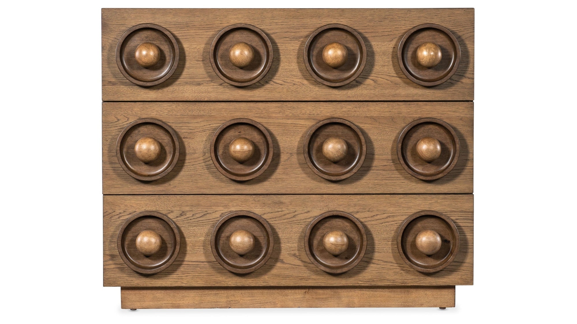Commerce And Market - Knobby 3-Drawer Accent Chest - Light Brown