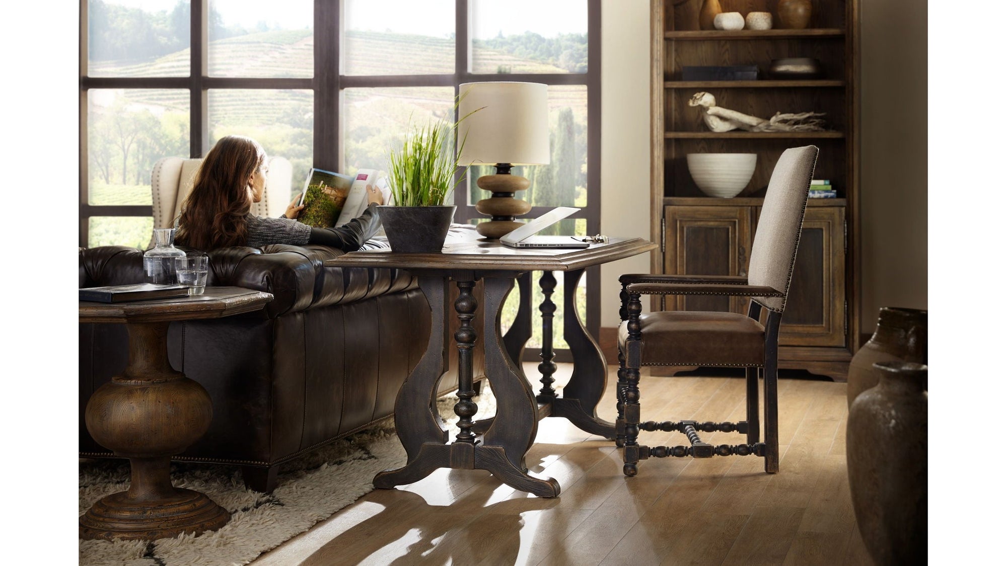 Hill Country - Mason End Table - Dark Brown