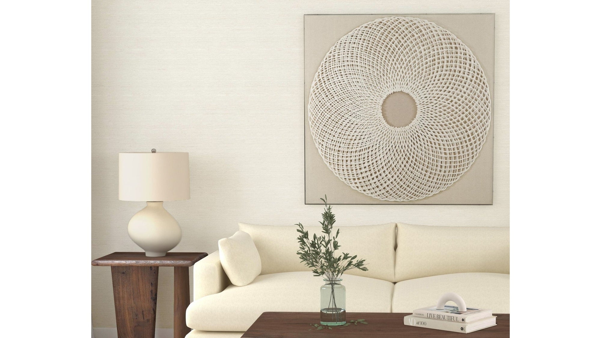 Fleetwood Canvas Art - Beige