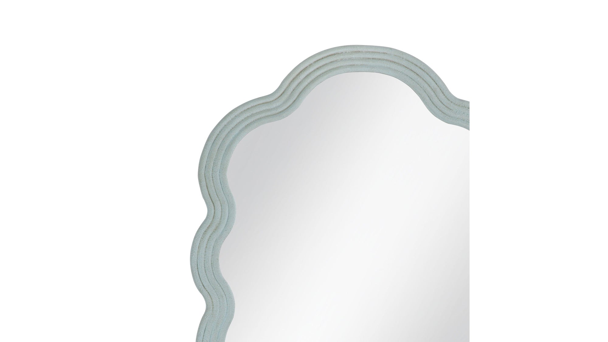 Arianna - Wall Mirror - Matte Light Blue