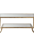 Katina - Leaf Coffee Table - Gold
