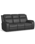 Ziggy - Power Reclining Sofa With Power Headrest, Lumbar, Heat & Massage