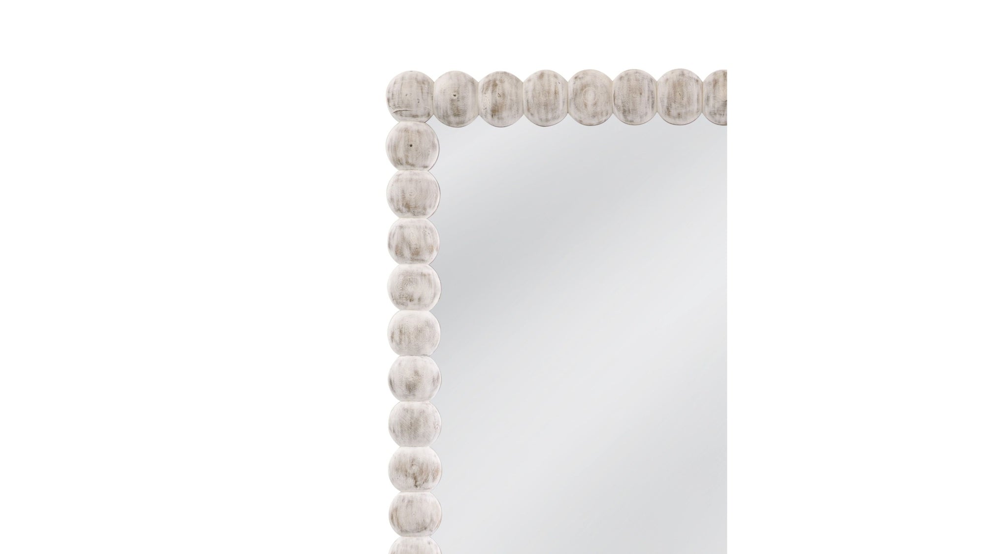 Mandith - Floor Mirror - White