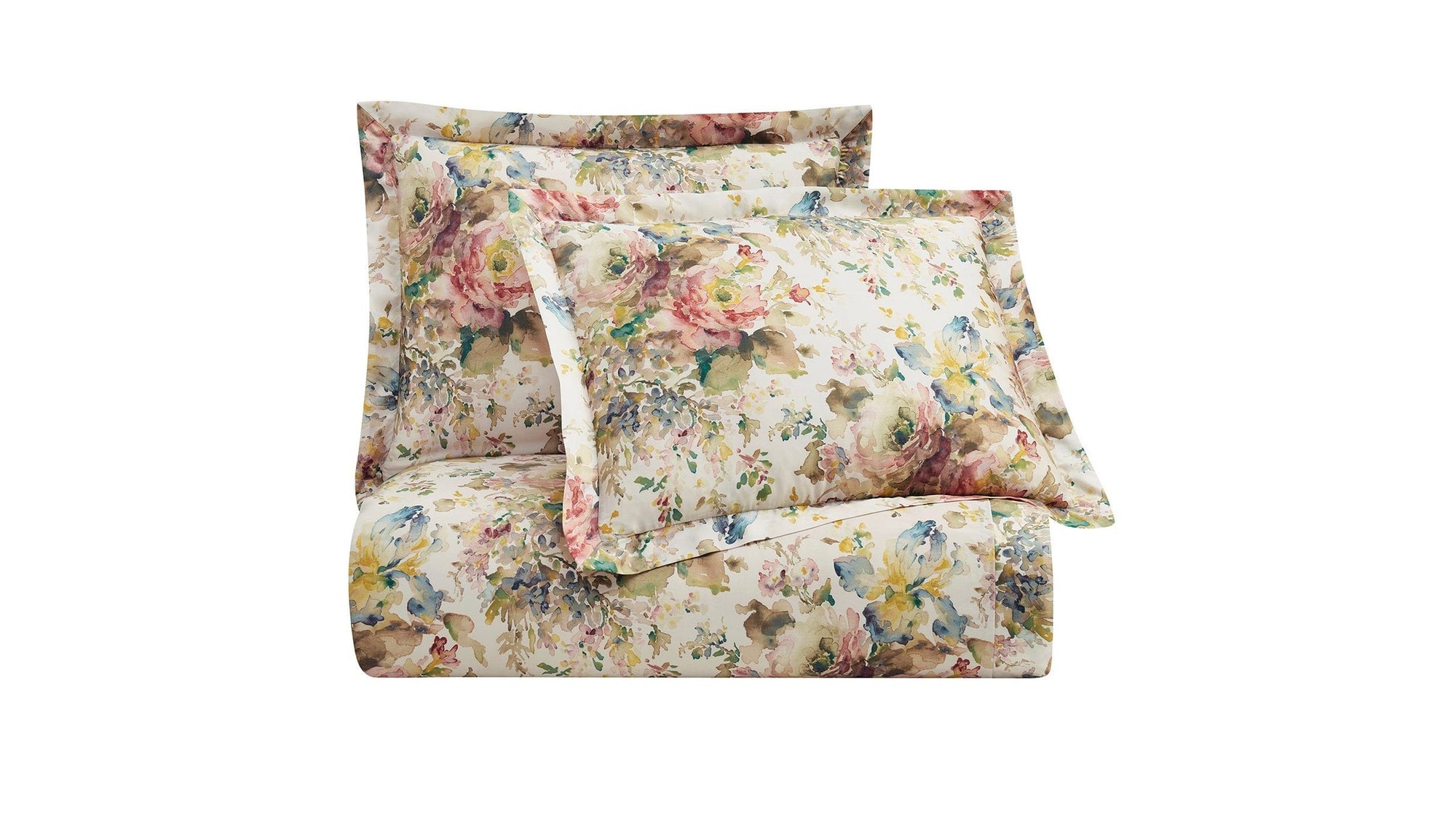 Lyocell - Queen Jardin Eucalyptus Duvet Cover Set Set of 3 - Salmon