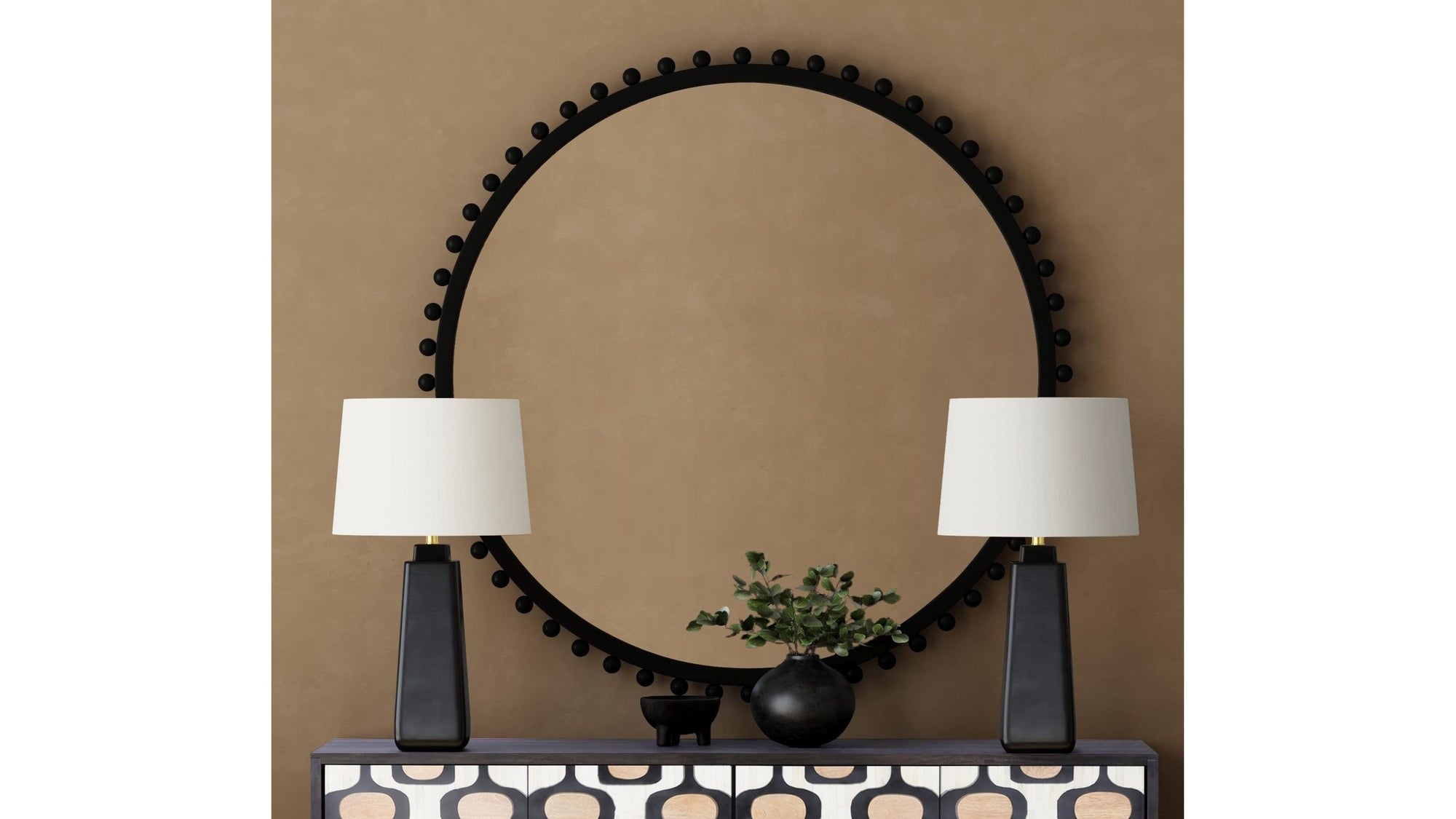 Irinia - Wall Mirror - Black