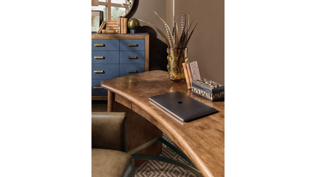 Melange - Romano Writing Desk - Light Brown