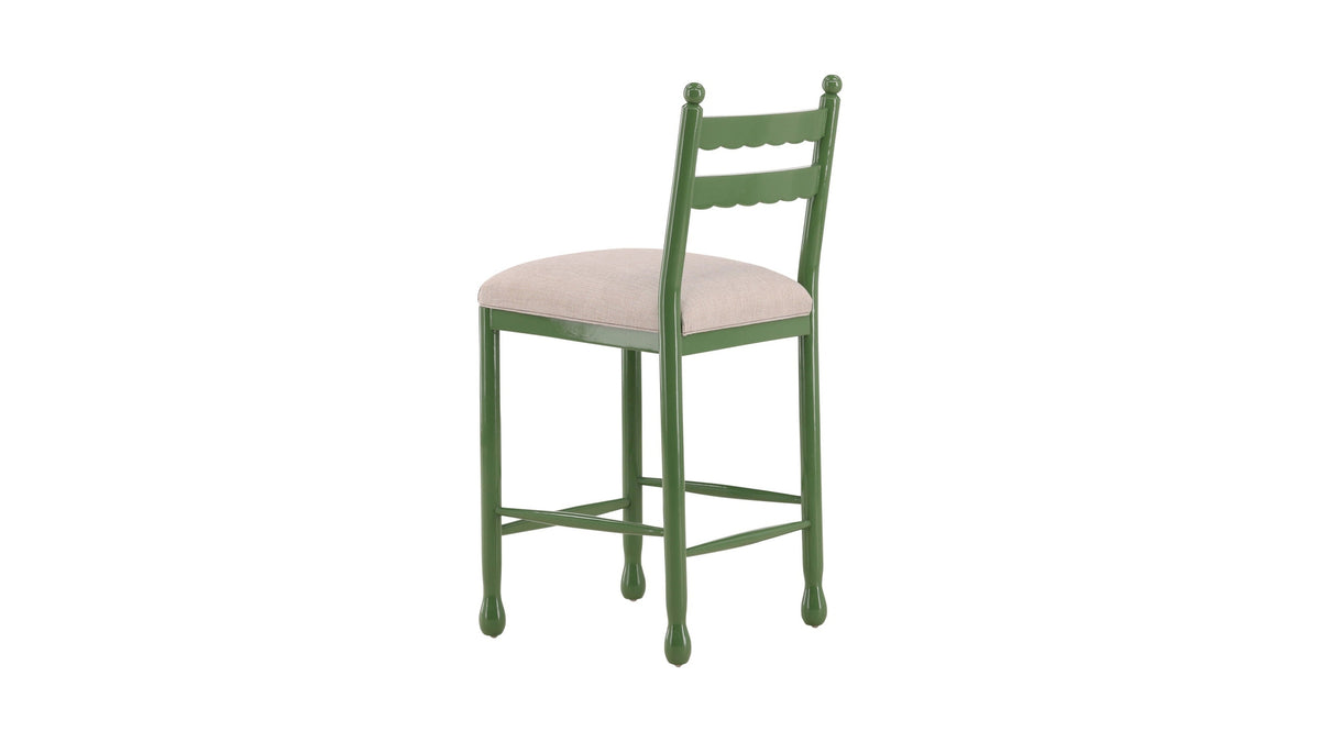 Bella - Counter Stool Set of 2 - Green